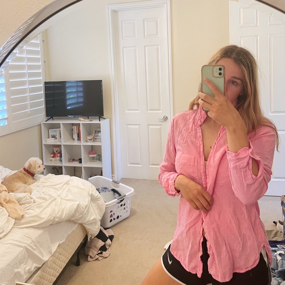 Zara Pink Button Down